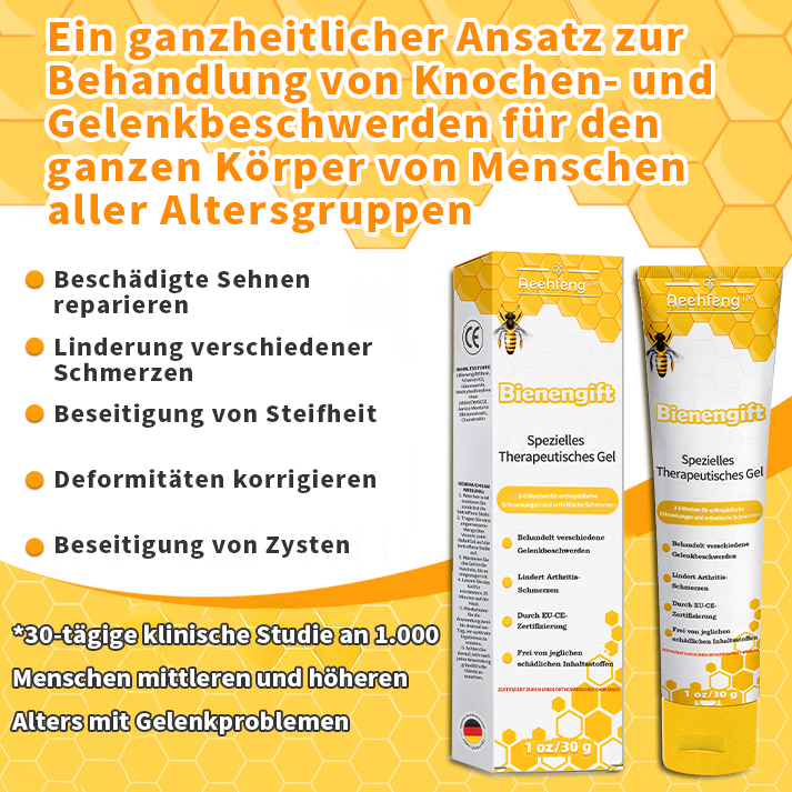 💎💎Aeehfeng™ Bienengift-Gel zur Linderung von Gelenkschmerzen - Made in Germany